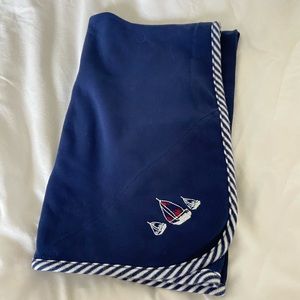 Little Me sailboat blanket